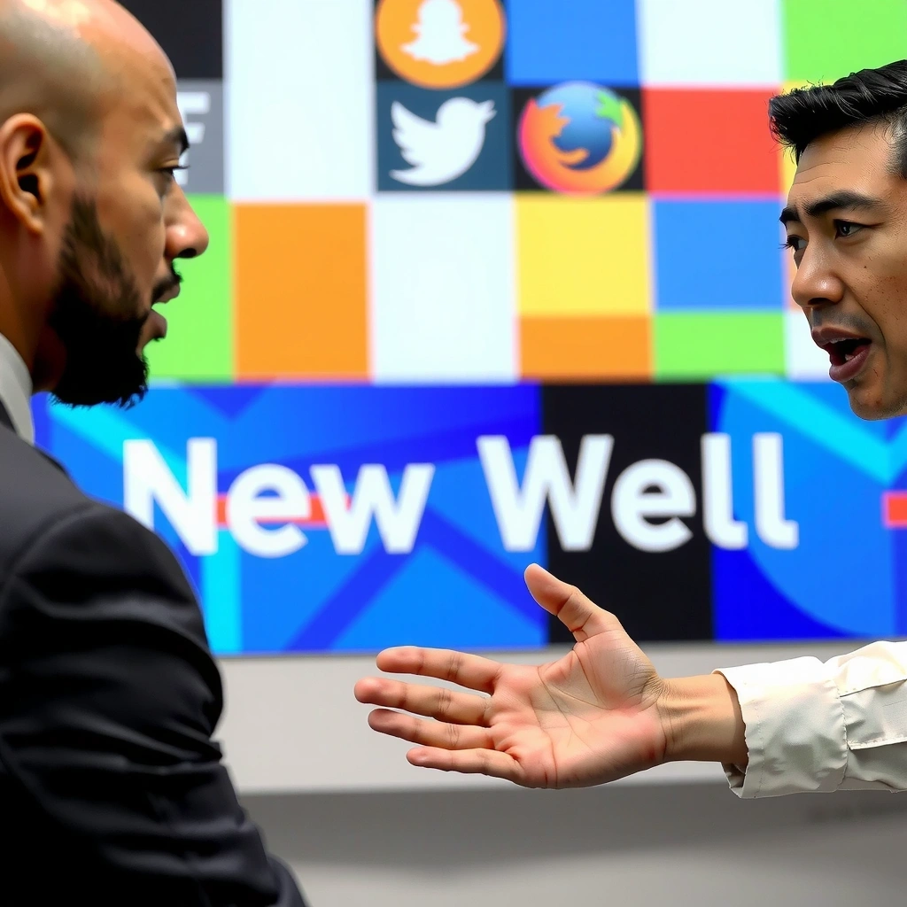 Due persone che discutono animatamente